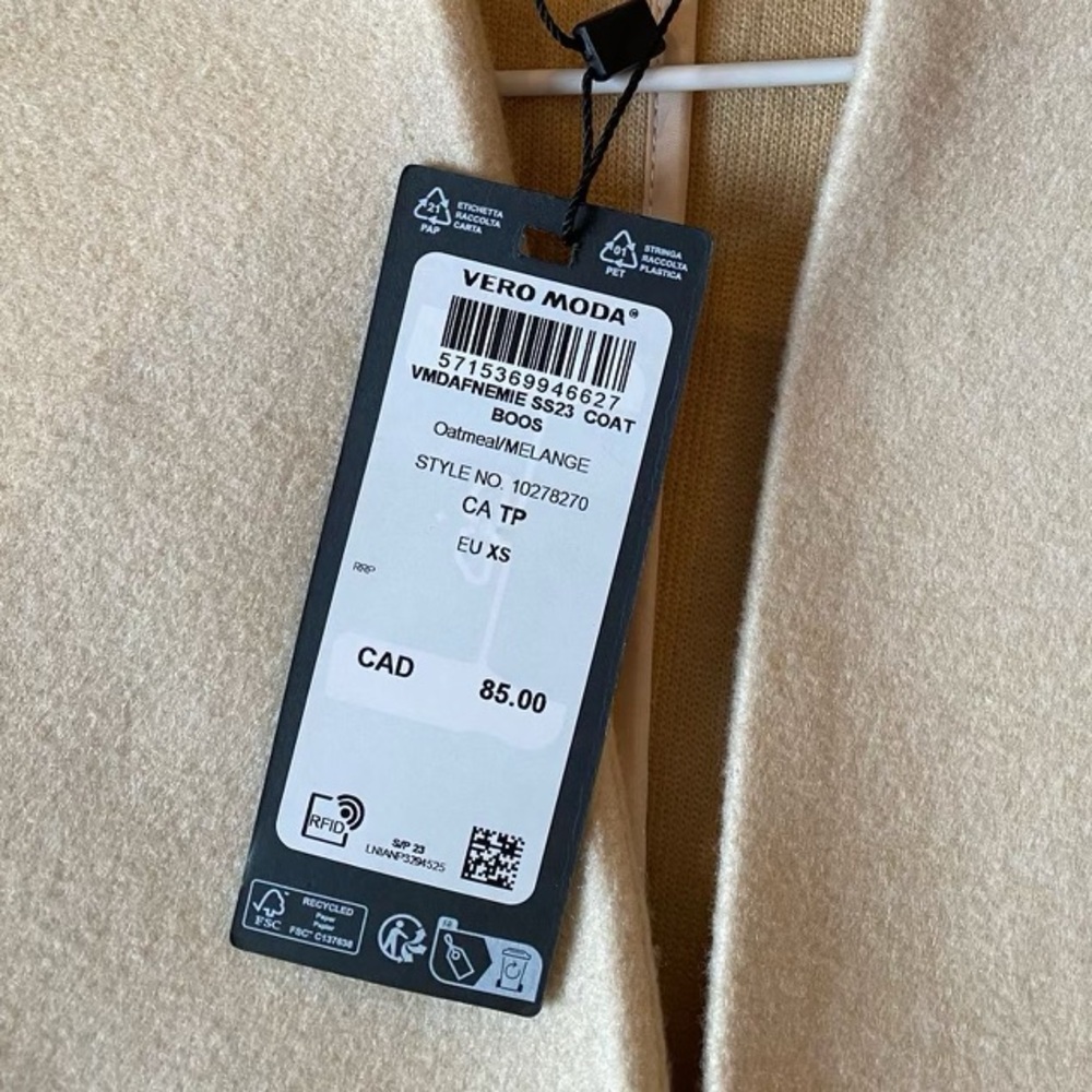 Vero Moda Between-Seasons Coat - Picture 2 of 2